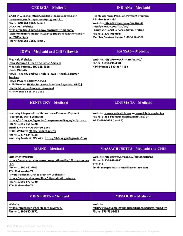 Noblesville Schools 2026 Compliance Guide - Page 10