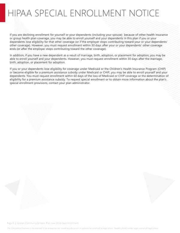 2026 Compliance Guide for Goshen Community Schools - Page 8