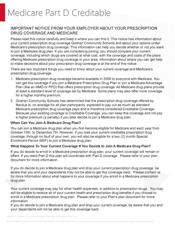 2026 Compliance Guide for Goshen Community Schools - Page 25