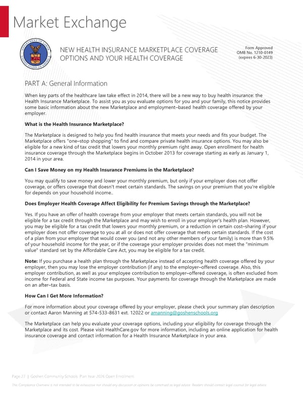 2026 Compliance Guide for Goshen Community Schools - Page 27