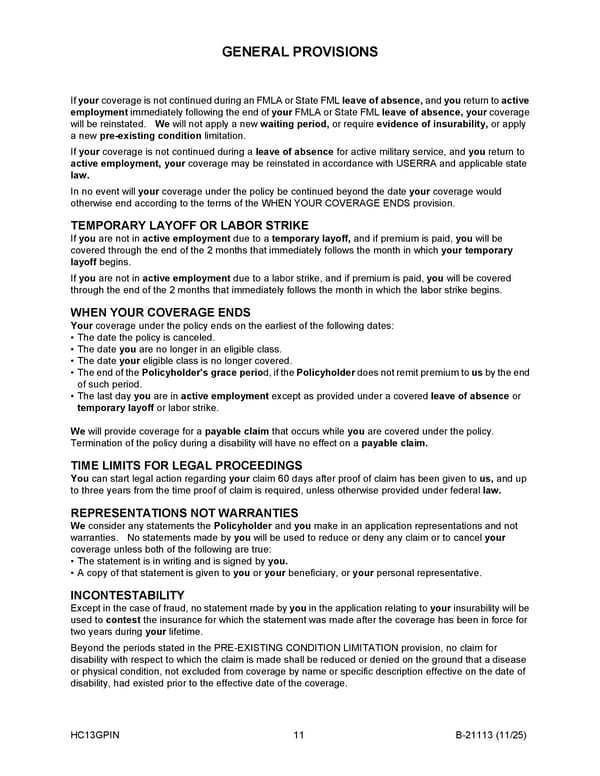 Monthly Disability Income Insurance Plan for Noblesville Schools - Page 12