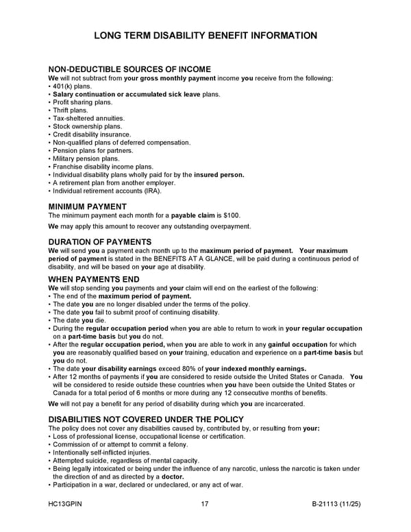 Monthly Disability Income Insurance Plan for Noblesville Schools - Page 18