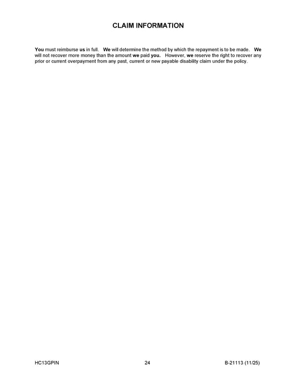 Monthly Disability Income Insurance Plan for Noblesville Schools - Page 25