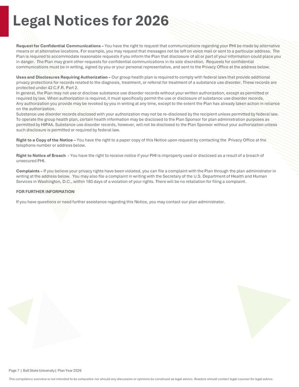 2026 Compliance Guide - Page 7