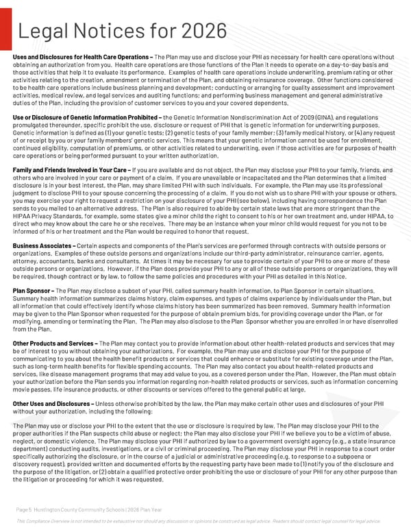 2026 Compliance Guide for Huntington County Community Schools - Page 5
