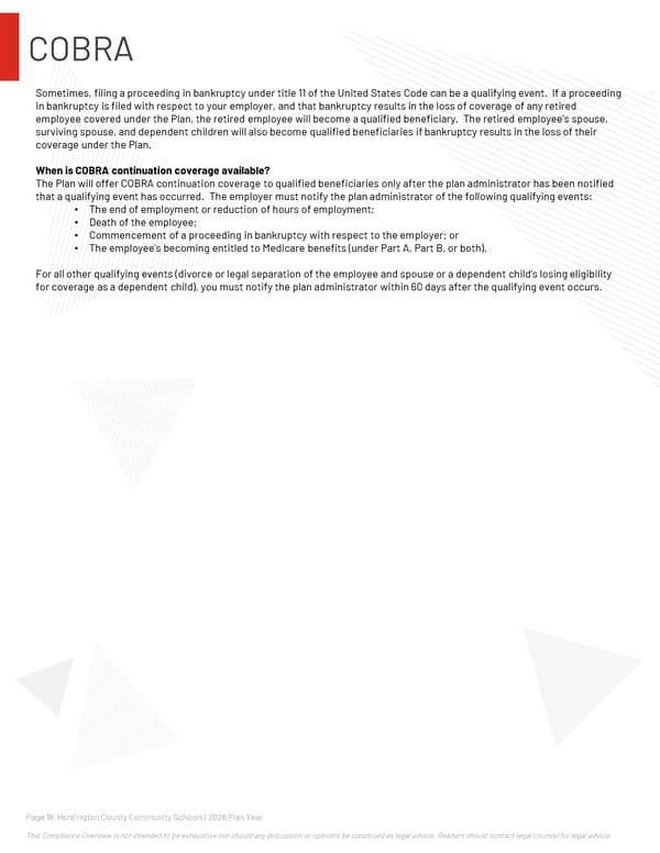2026 Compliance Guide for Huntington County Community Schools - Page 18