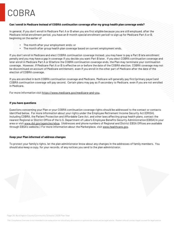 2026 Compliance Guide for Huntington County Community Schools - Page 20