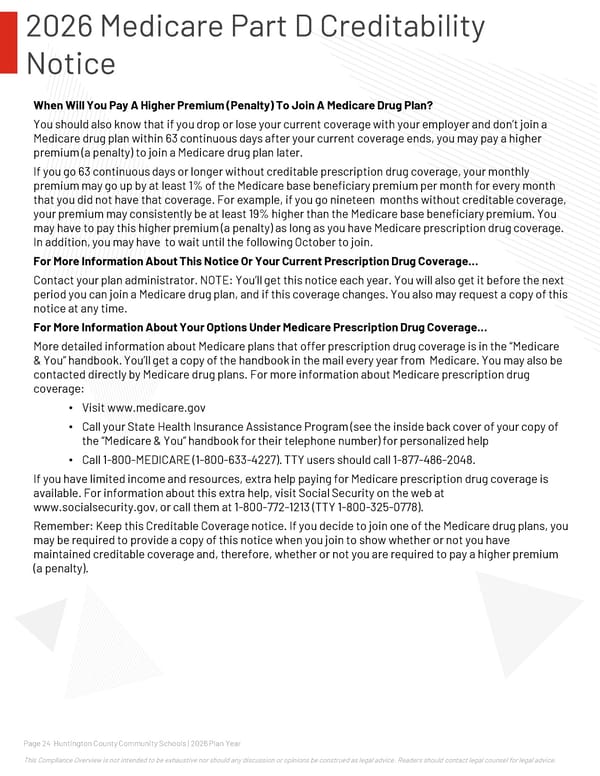 2026 Compliance Guide for Huntington County Community Schools - Page 24