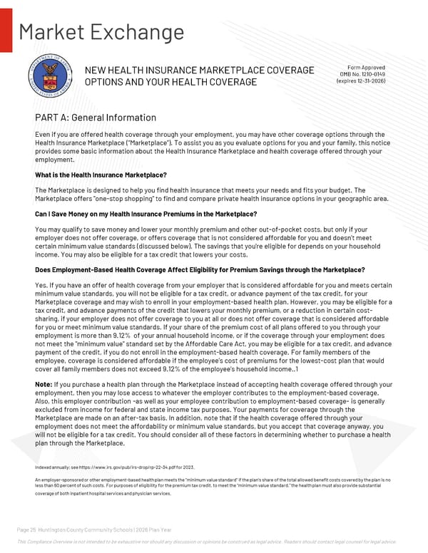 2026 Compliance Guide for Huntington County Community Schools - Page 25