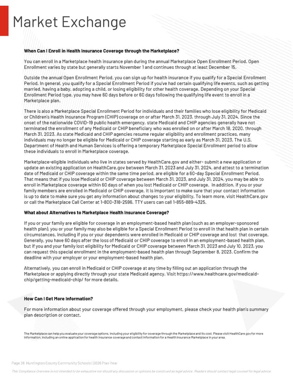 2026 Compliance Guide for Huntington County Community Schools - Page 26