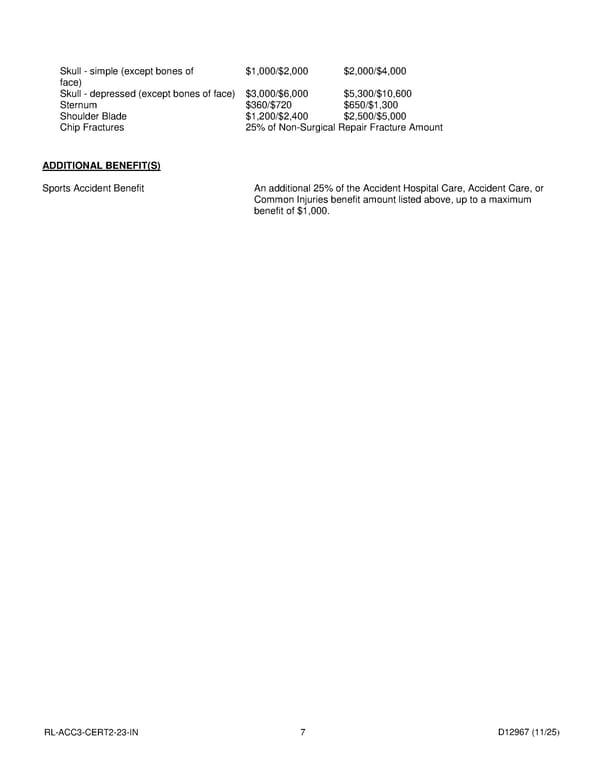 Accident Insurance Plan for Noblesville Schools Employees - Page 8