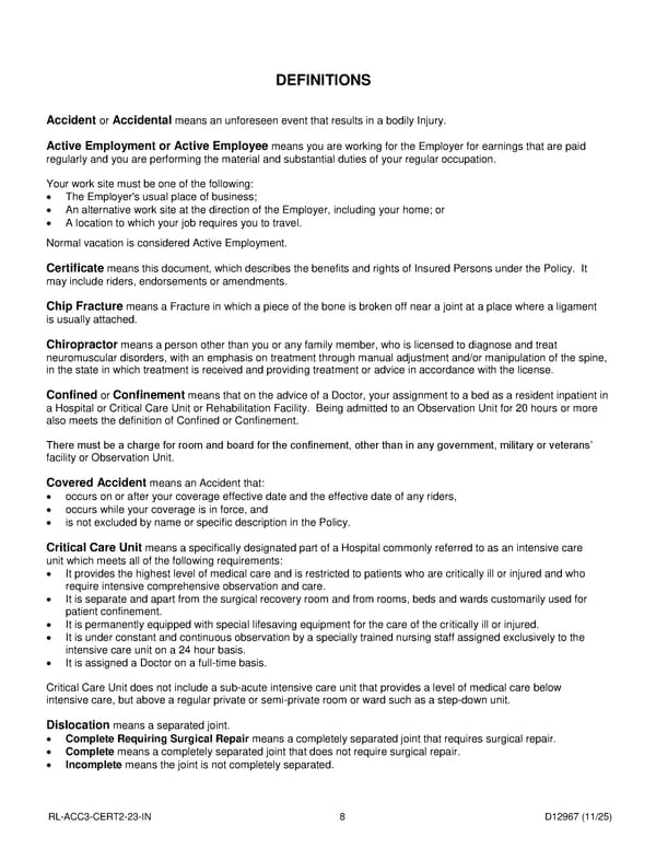 Accident Insurance Plan for Noblesville Schools Employees - Page 9