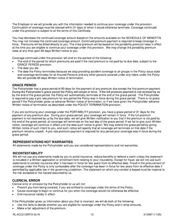 Accident Insurance Plan for Noblesville Schools Employees - Page 14