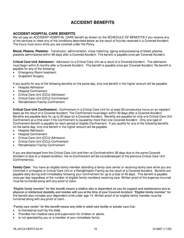 Accident Insurance Plan for Noblesville Schools Employees - Page 16