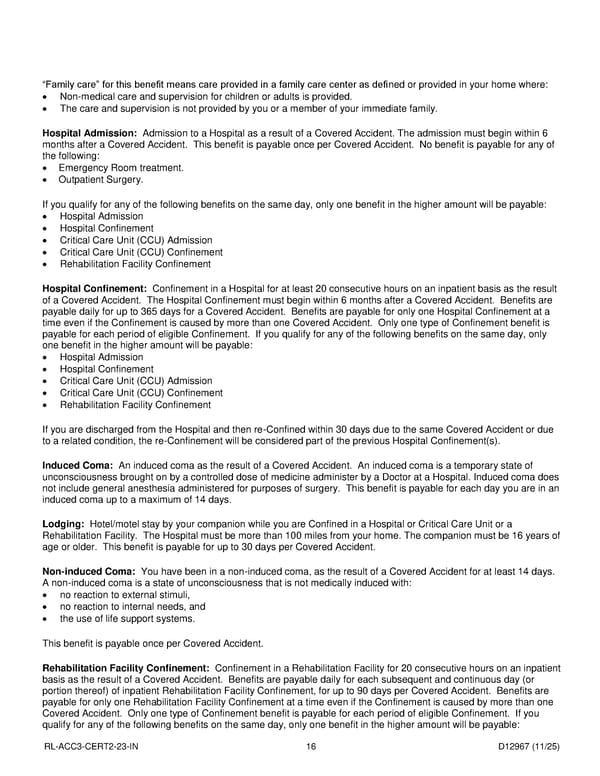 Accident Insurance Plan for Noblesville Schools Employees - Page 17