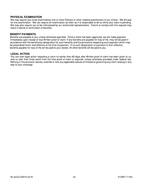 Accident Insurance Plan for Noblesville Schools Employees - Page 24