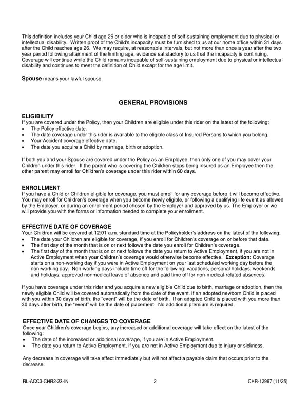 Accident Insurance Plan for Noblesville Schools Employees - Page 31