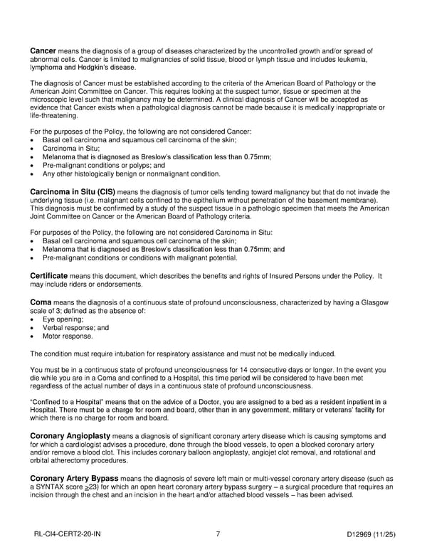 Critical Illness Insurance Plan for Noblesville Schools Employees - Page 8