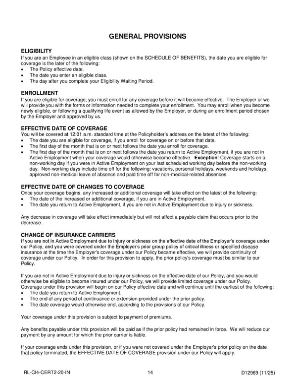 Critical Illness Insurance Plan for Noblesville Schools Employees - Page 15
