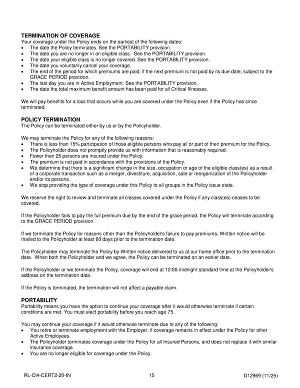 Critical Illness Insurance Plan for Noblesville Schools Employees - Page 16