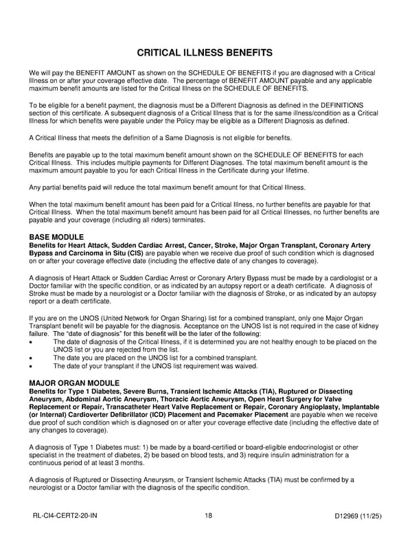 Critical Illness Insurance Plan for Noblesville Schools Employees - Page 19