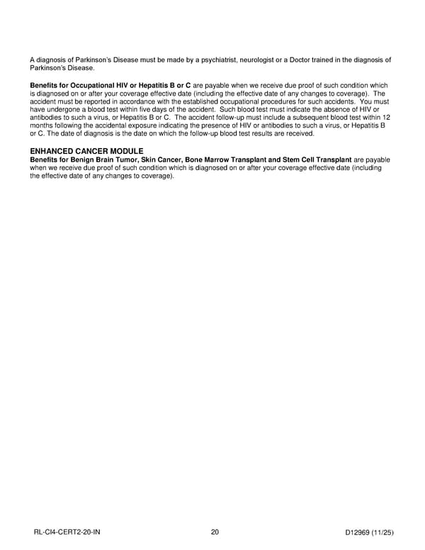 Critical Illness Insurance Plan for Noblesville Schools Employees - Page 21