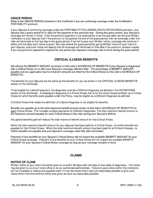 Critical Illness Insurance Plan for Noblesville Schools Employees - Page 28