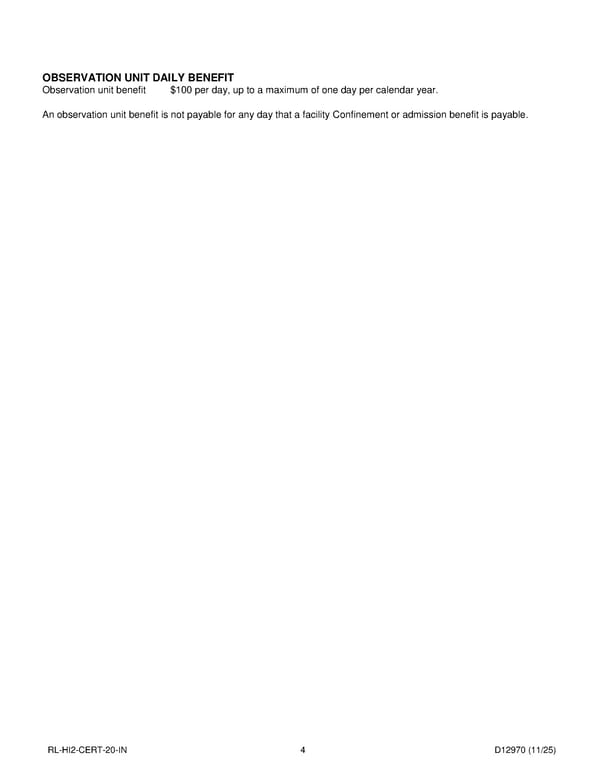 Hospital Confinement Indemnity Insurance Plan for Noblesville Schools - Page 5