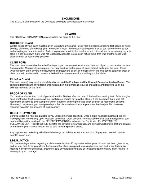 Hospital Confinement Indemnity Insurance Plan for Noblesville Schools - Page 31