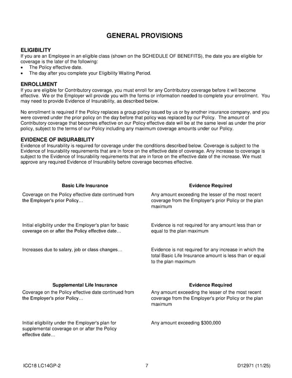 Group Term Life Insurance Plan for Noblesville Schools - Page 8