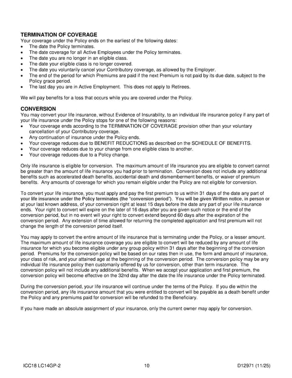 Group Term Life Insurance Plan for Noblesville Schools - Page 11