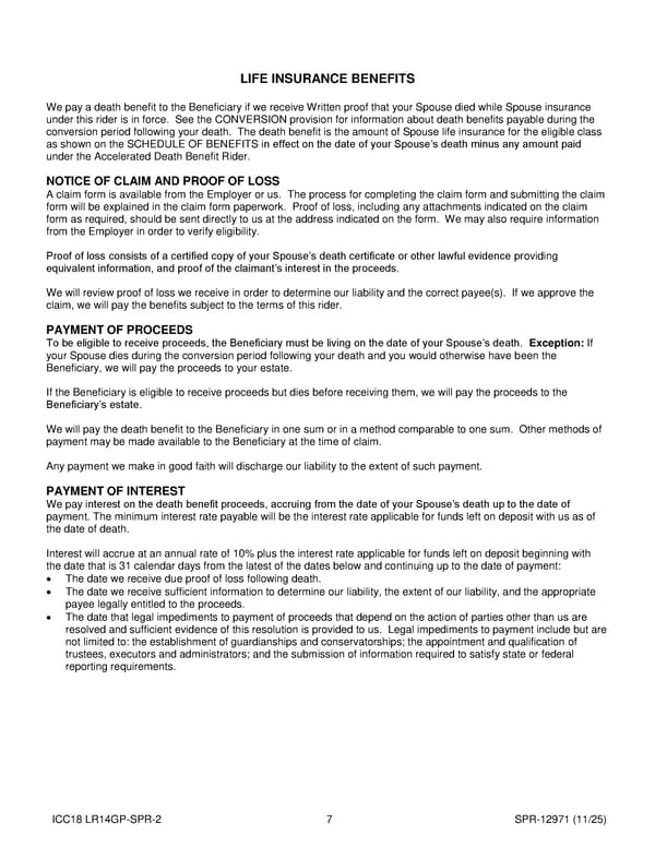Group Term Life Insurance Plan for Noblesville Schools - Page 23