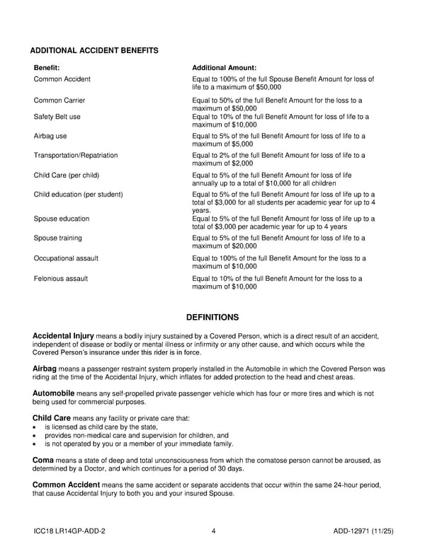 Group Term Life Insurance Plan for Noblesville Schools - Page 61
