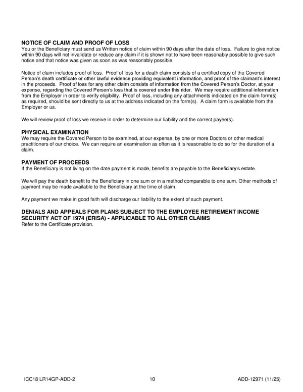 Group Term Life Insurance Plan for Noblesville Schools - Page 67