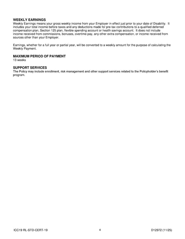 Short Term Disability Income Insurance Plan for Noblesville Schools - Page 5