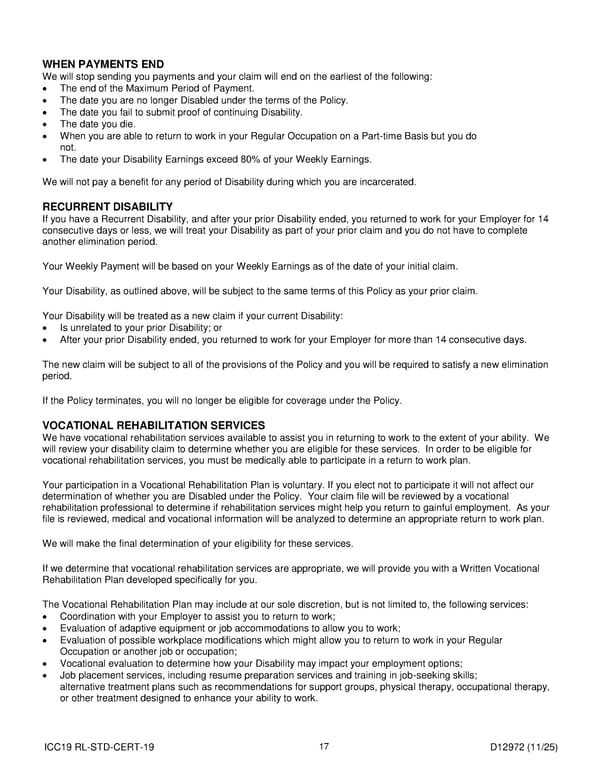 Short Term Disability Income Insurance Plan for Noblesville Schools - Page 18