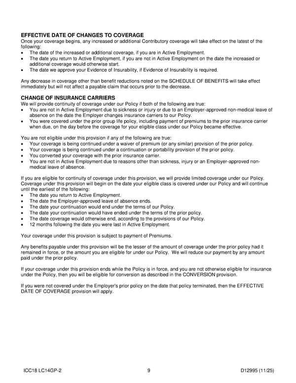 Noblesville Schools Group Term Life Insurance Plan - Page 10