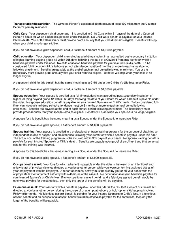 Noblesville Schools Group Term Life Insurance Plan - Page 66