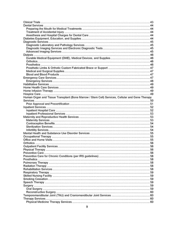 Benefit Booklet: Plan 1 - Page 10