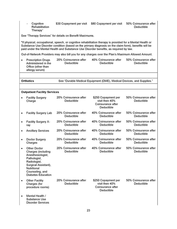 Benefit Booklet: Plan 1 - Page 24