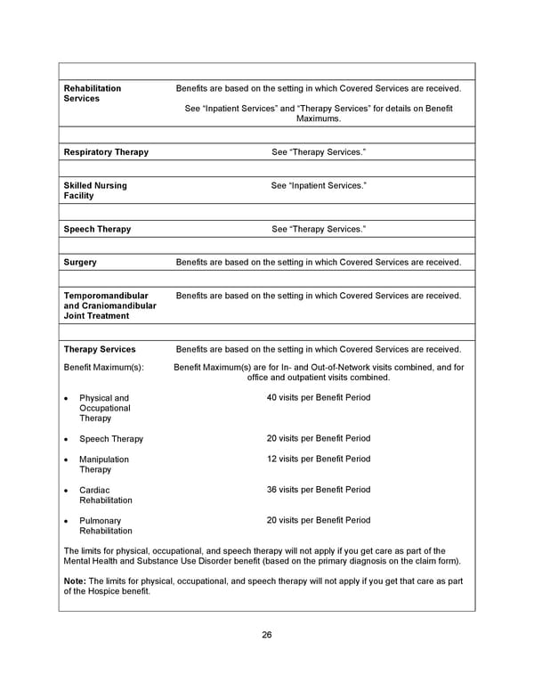 Benefit Booklet: Plan 1 - Page 27