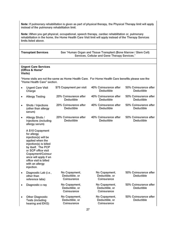 Benefit Booklet: Plan 1 - Page 28