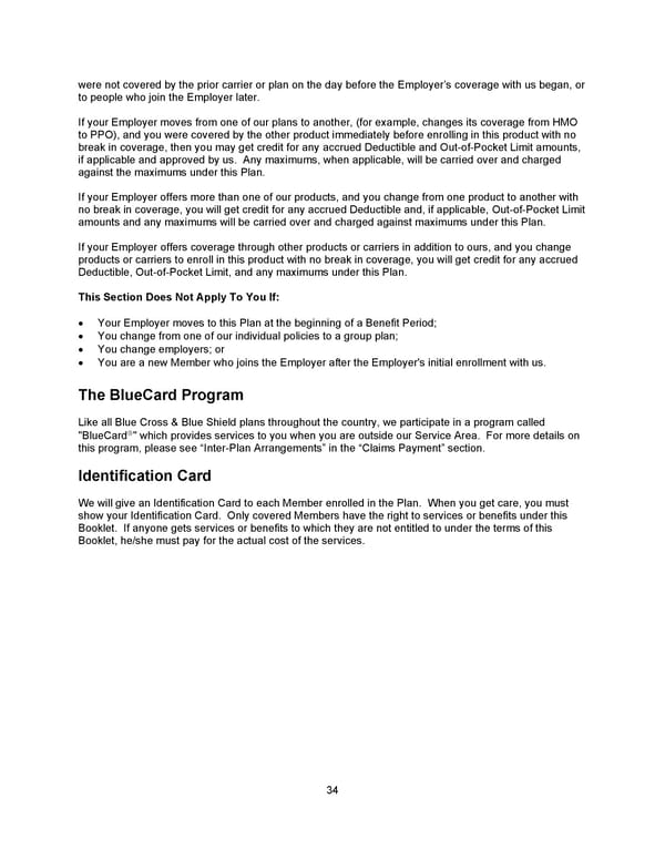 Benefit Booklet: Plan 1 - Page 35