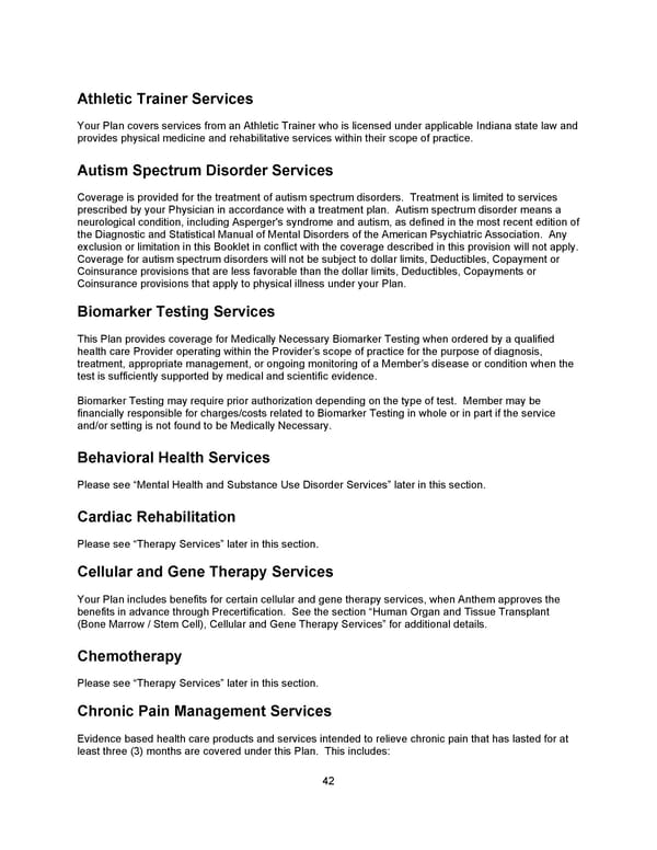 Benefit Booklet: Plan 1 - Page 43