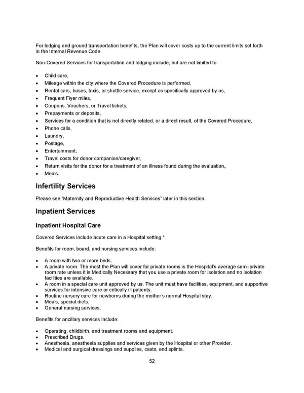 Benefit Booklet: Plan 1 - Page 53