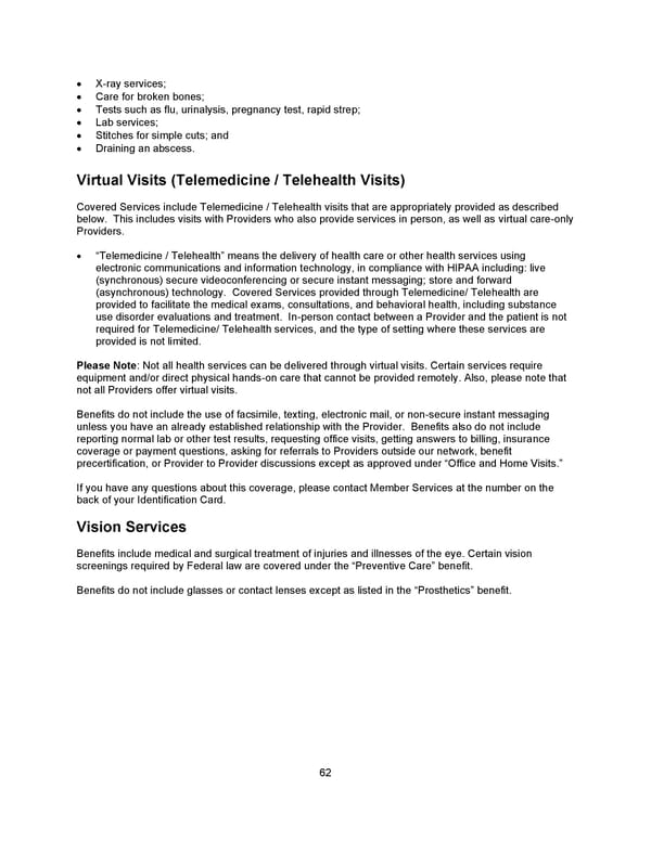 Benefit Booklet: Plan 1 - Page 63