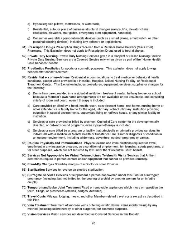 Benefit Booklet: Plan 1 - Page 71