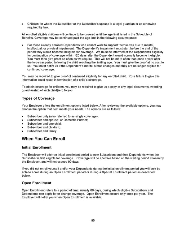 Benefit Booklet: Plan 1 - Page 96