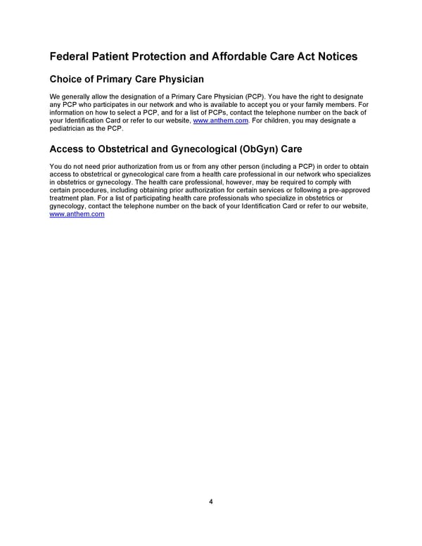 Benefit Booklet: Plan 2 - Page 5