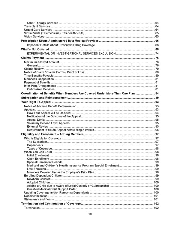 Benefit Booklet: Plan 2 - Page 11